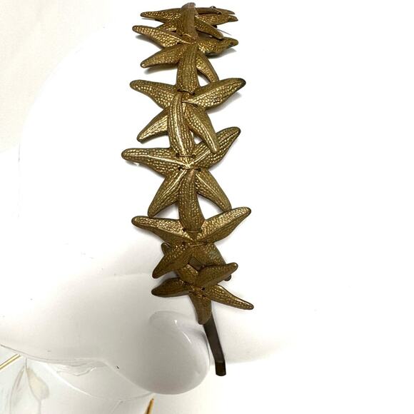 Eugenia Kim RARE HAND CAST bronze STARFISH headband bought at Henri Bendel, NYC main image 12